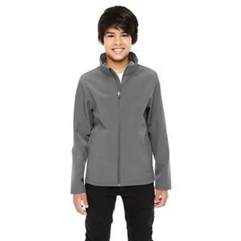 Team 365 TT80Y Youth Leader Soft Shell Jacket – Sport Graphite