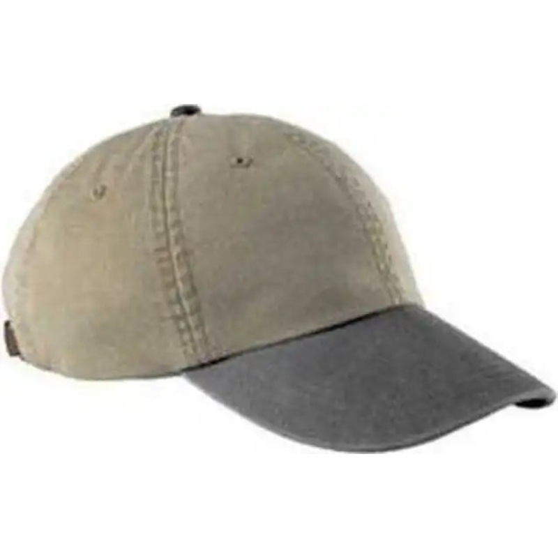 Adams LP101 Optimum Pigment Dyed-Cap – Khaki Charcoal