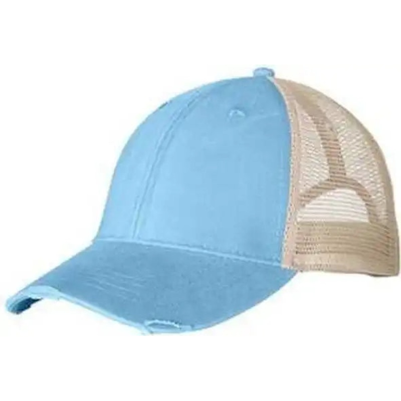 Adams OL102 Distressed Ollie Cap – Baby Blue Tan