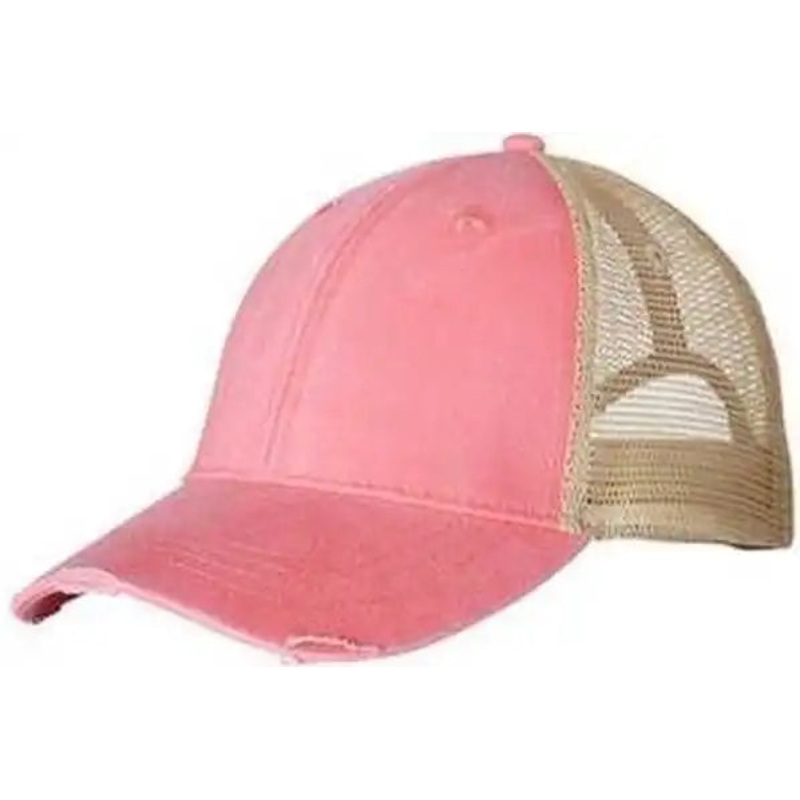 Adams OL102 Distressed Ollie Cap – Coral Tan