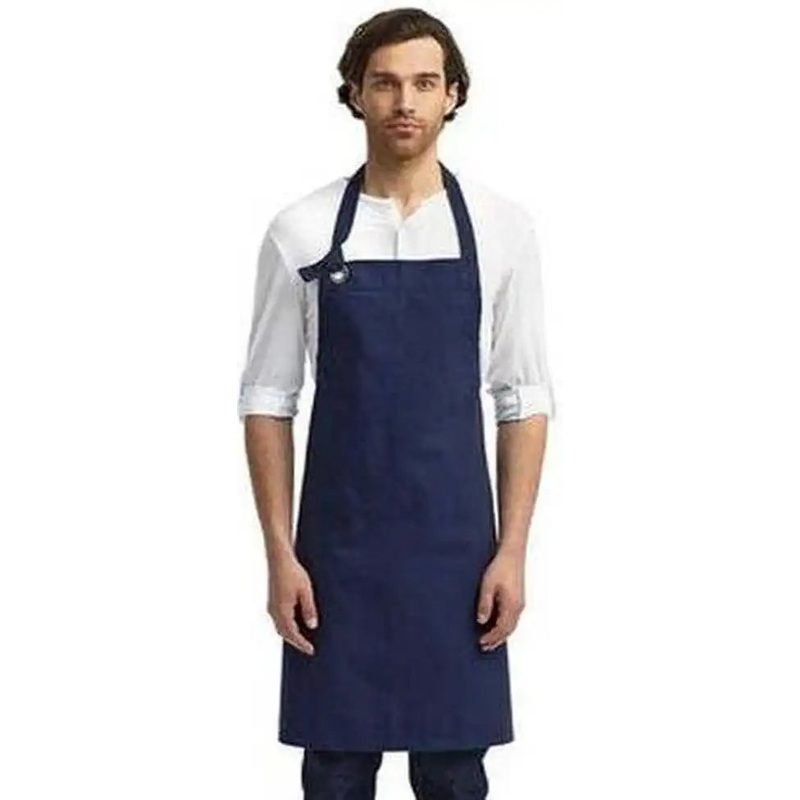 Artisan Collection by Reprime RP130 Unisex Calibre Heavy Cotton Canvas Bib Apron – Navy