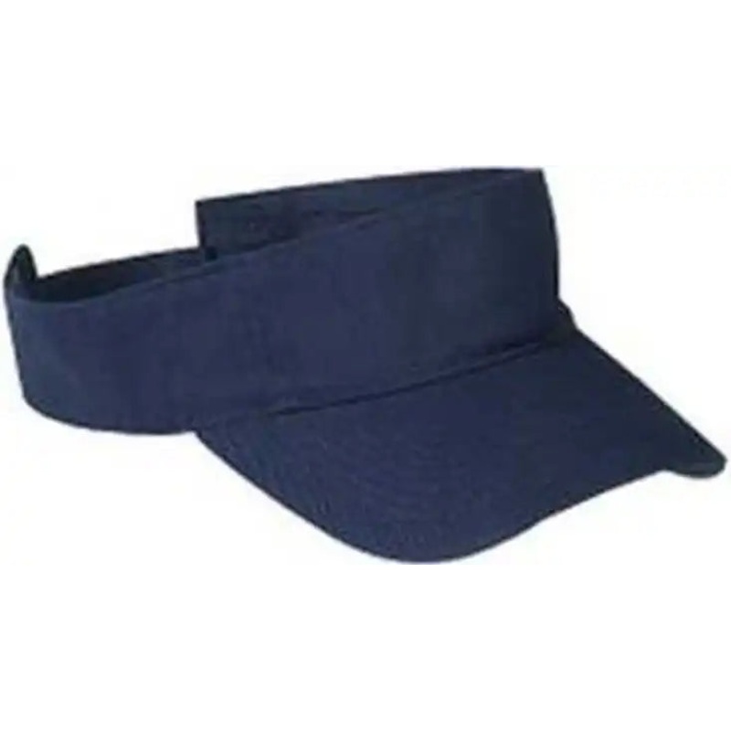 Big Accessories BX006 Cotton Twill Visor – Navy