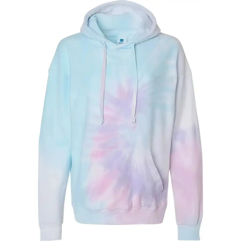 Colortone 8600 Tie-Dyed Cloud Fleece Hooded Sweatshirt – Unicorn