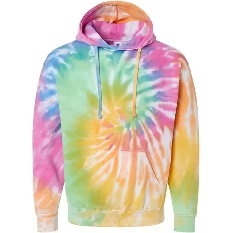 Colortone 8777 Tie-Dyed Hooded Sweatshirt – Eternity