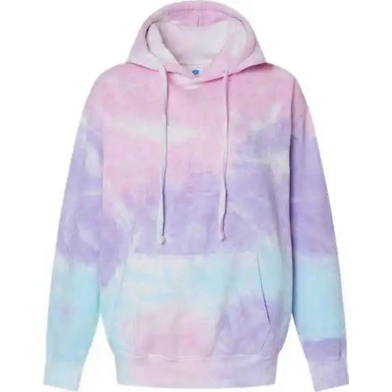 Colortone 8777 Tie-Dyed Hooded Sweatshirt – Cotton Candy