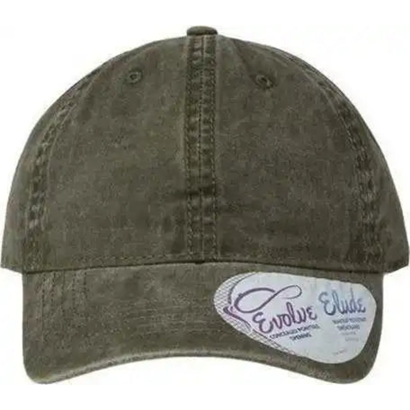 Infinity Her CASSIE Women’s Pigment-Dyed Fashion Undervisor Cap – Olive Camo