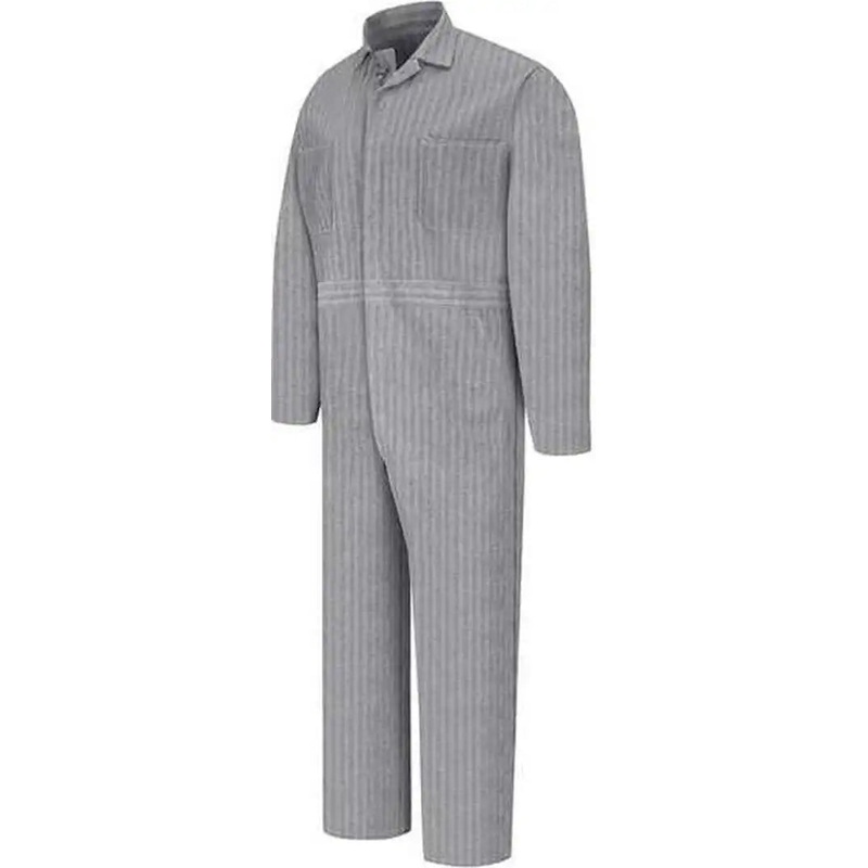 Red Kap CC16EXT Button-Front Cotton Coverall Additional Sizes – Fisher Herringbone