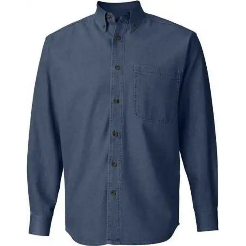 Sierra Pacific 7211 Long Sleeve Denim Tall Sizes – Dark Denim