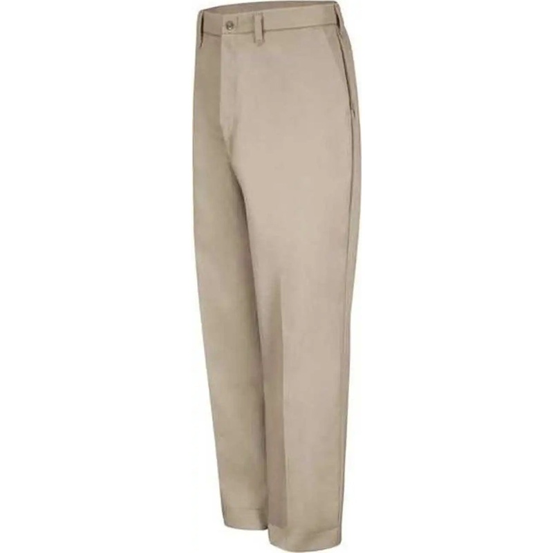 Red Kap PT10ODD Red-E-Prest Work Pants – Odd Sizes – Tan – 32I