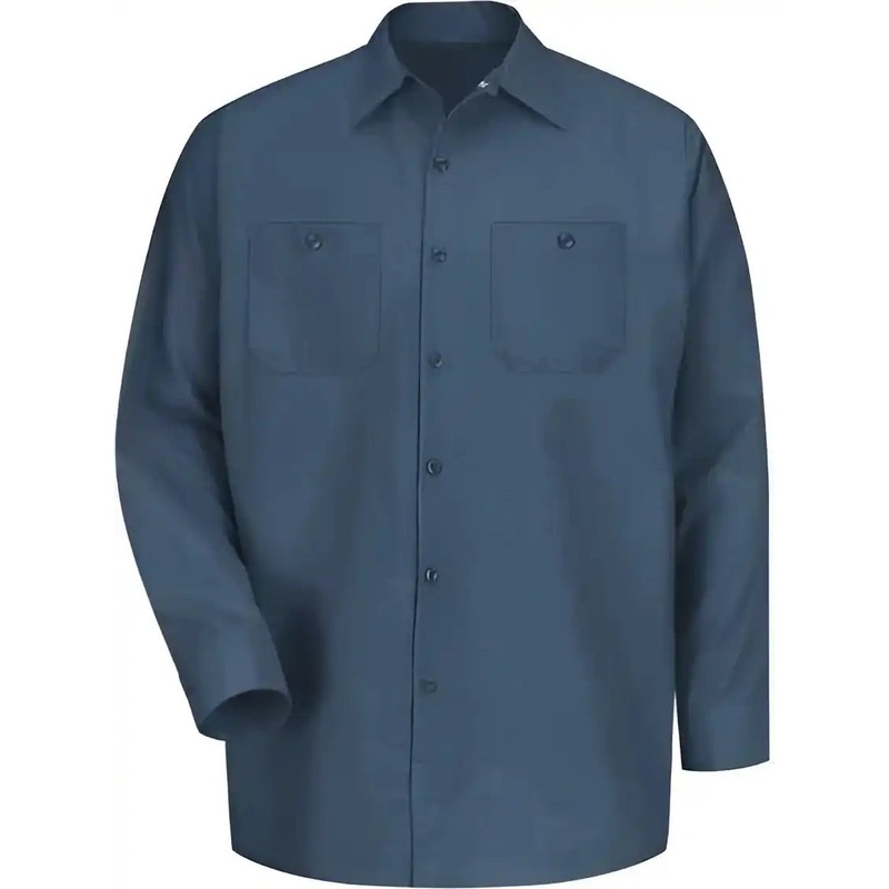Red Kap SP14L Industrial Work Shirt Long Sizes – Dark Blue