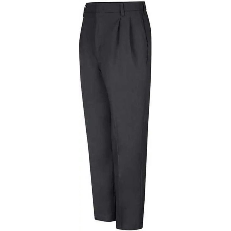 Red Kap PT38 Pleated Twill Slacks – Black – 34I