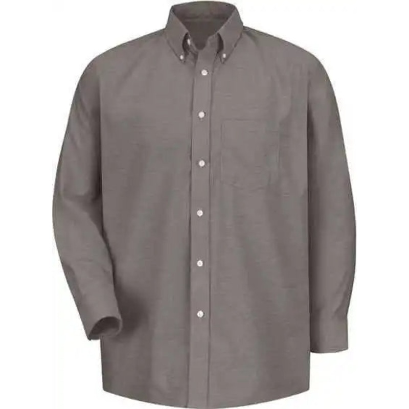 Red Kap SR70 Executive Oxford Long Sleeve Dress Shirt – GY-Gray 32