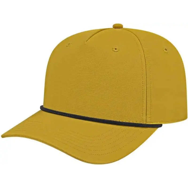 Cap America i7256 Athletic Rope Cap – Dijon Black