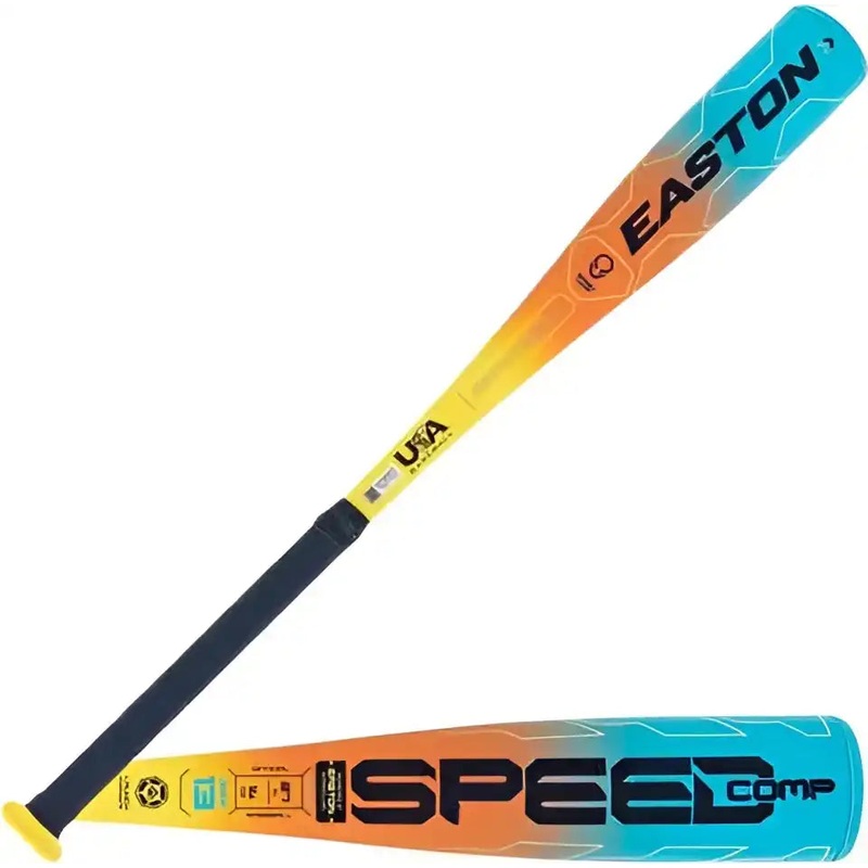 Easton 2025 Speed Comp (-13) USA Approved Bat 2 5/8 EUS5SPC13 – Orange Blue