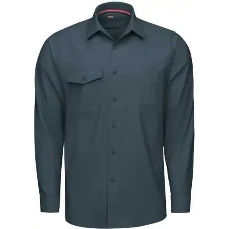 Red Kap TSM4T Cooling Long Sleeve Work Shirt – Tall Sizes – Arctic