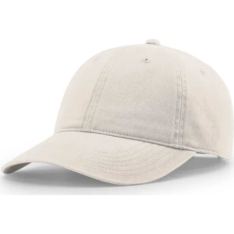 Richardson 326 Brushed Canvas Dad Caps – Stone