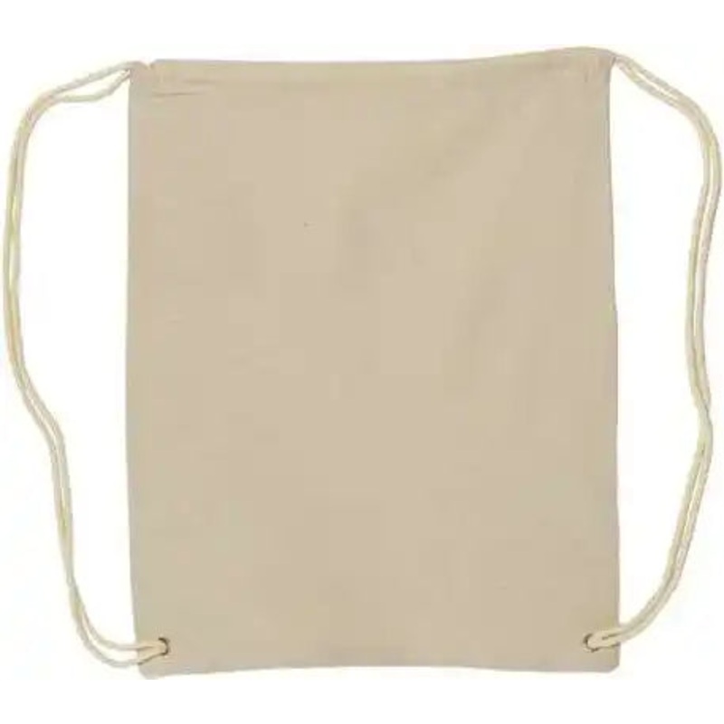 Liberty Bags 8875 Canvas Drawstring Backpack – Natural