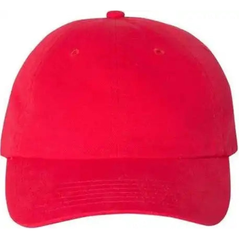 Valucap VC200 Brushed Twill Cap – Red
