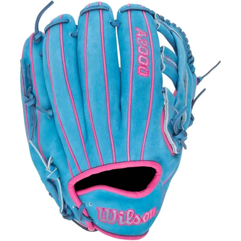 Wilson  A2000 Fall 2025 Elly De La Cruz GM 12.00 Infield GloveWBW10345212 – Sky Blue Flamingo Pink