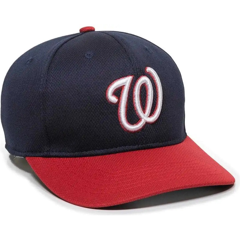 OC Sports MLB-350 MLB Polyester Baseball Adjustable Cap – Washington Nationals Road