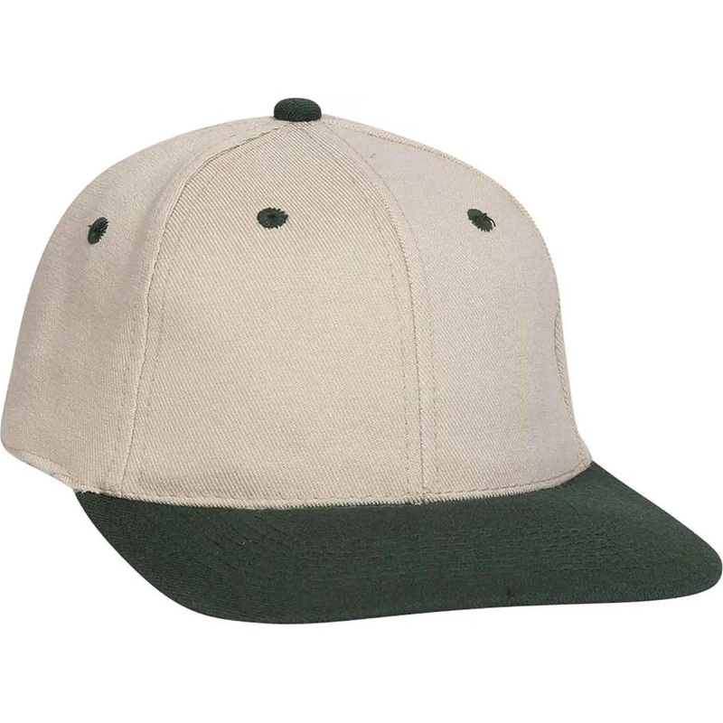 OTTO 11-194 Stretchable Wool Blend Low Profile Pro Style Cap – Dark Green Khaki