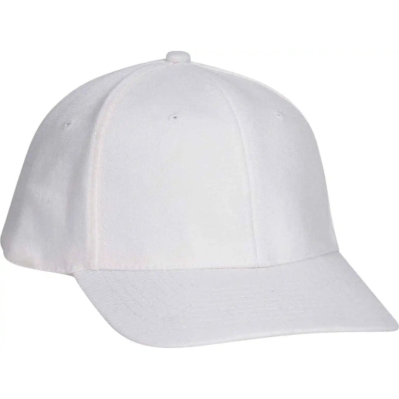 OTTO 11-194 Stretchable Wool Blend Low Profile Pro Style Cap – White
