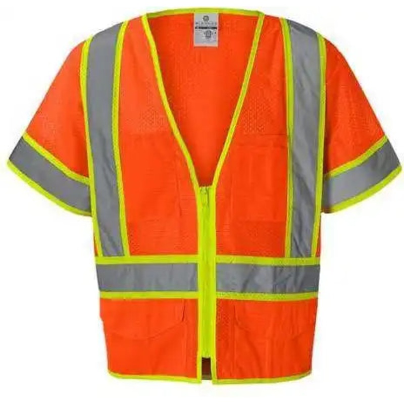 Kishigo 1242-1243 Ultra-Cool Six-Pocket Mesh Surveyors Vest – Orange
