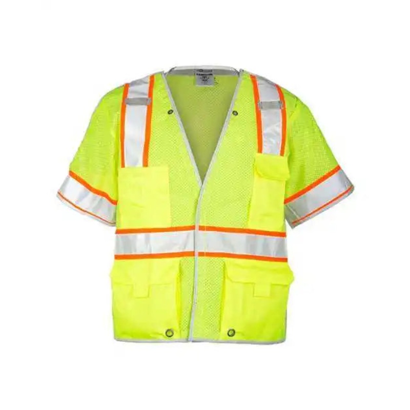 Kishigo 1552-1553b Premium Brilliant Series Breakaway Class 3 Vest – Lime