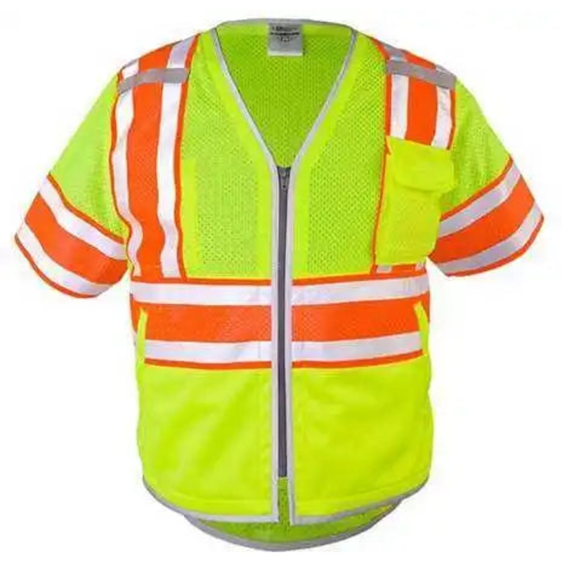 Kishigo 1573-1574 Premium Brilliant Series Ultimate Reflective Class 3 Vest – Lime