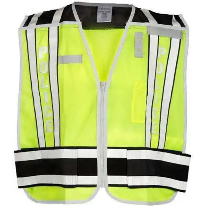 Kishigo 4001BZ Police Vest – Lime Black