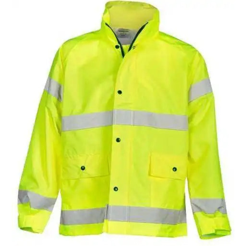 Kishigo 9665J Storm Stopper Rainwear Jacket – Lime