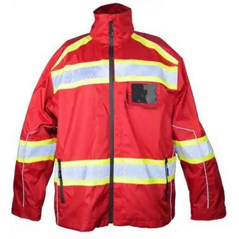 Kishigo B300-303 EV Series Enhanced Visibility Premium Jacket – Red Lime