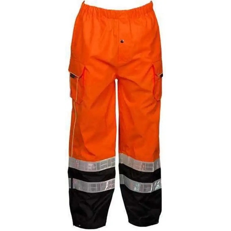 Kishigo RWP106-107 Premium Black Series Rainwear Pants – Orange