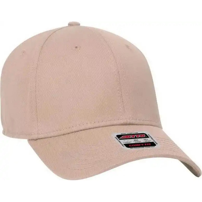 OTTO 19-1283 Comfy Fit 6 Panel Low Profile Baseball Cap – Khaki