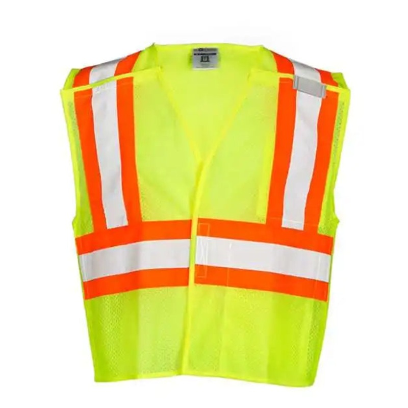 Kishigo 1174-1176 Contrasting Mesh Breakaway Vest – Lime