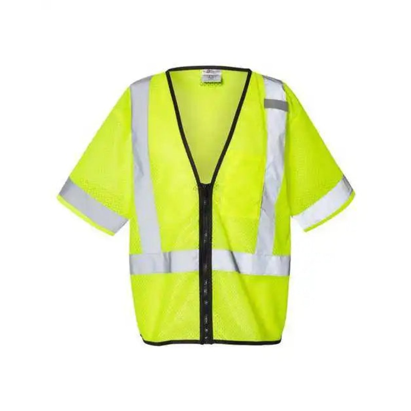 Kishigo 1567-1568 Economy Single Pocket Zipper Vest – Lime