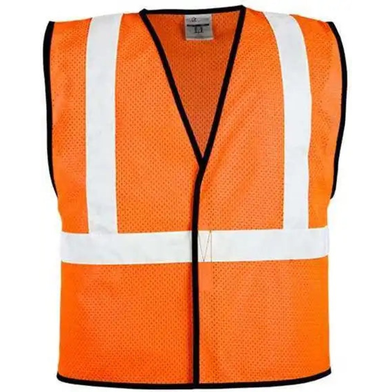 Kishigo 1571-1572 Hook & Loop Mesh Vest – Orange