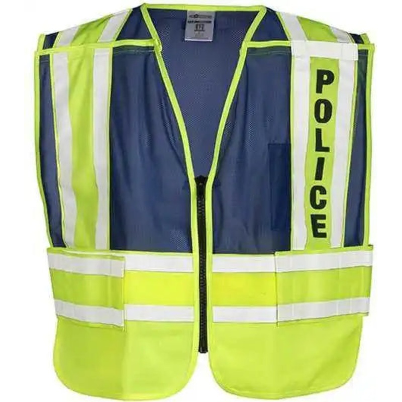 Kishigo 8051BZ Police Vest – Lime Blue