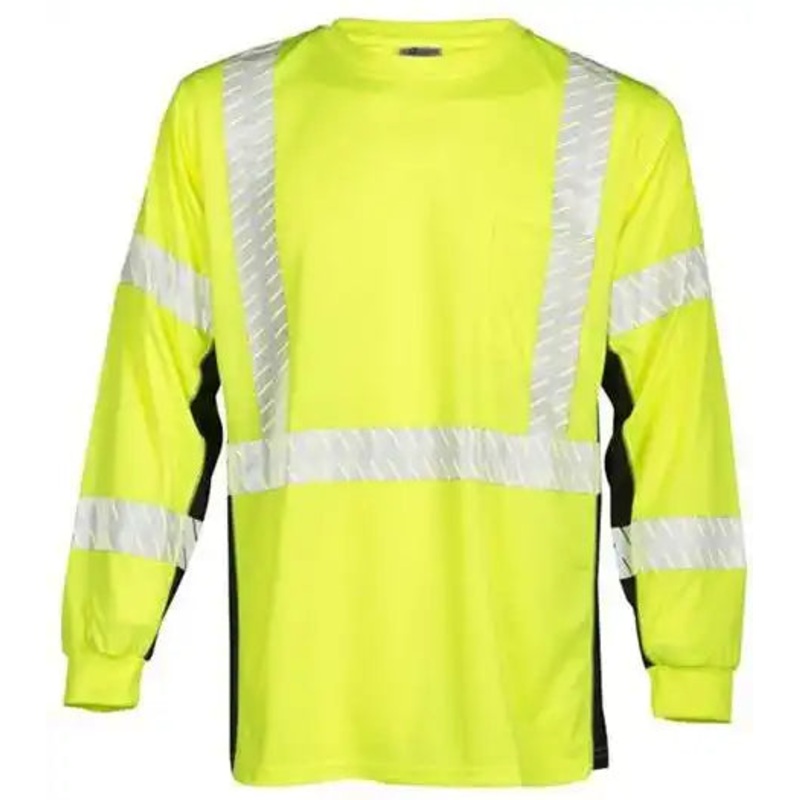 Kishigo 9134-9135 Premium Black Series Long Sleeve T-Shirt – Lime