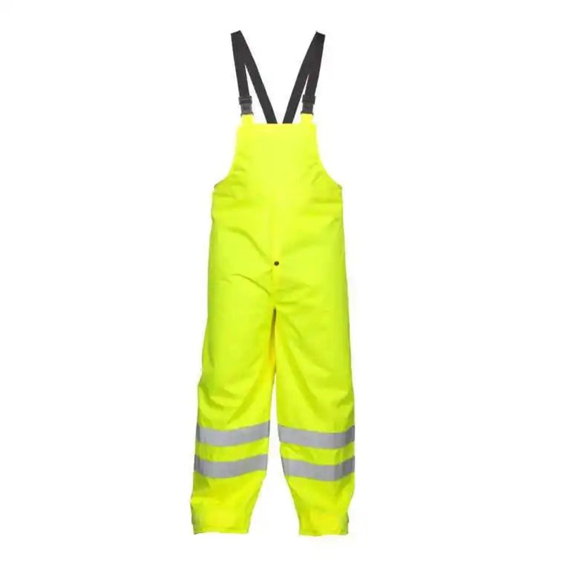 Kishigo 9665P Storm Stopper Rainwear Bib – Lime