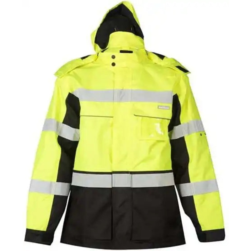 Kishigo JS140-141 Premium Black Series Parka – Lime