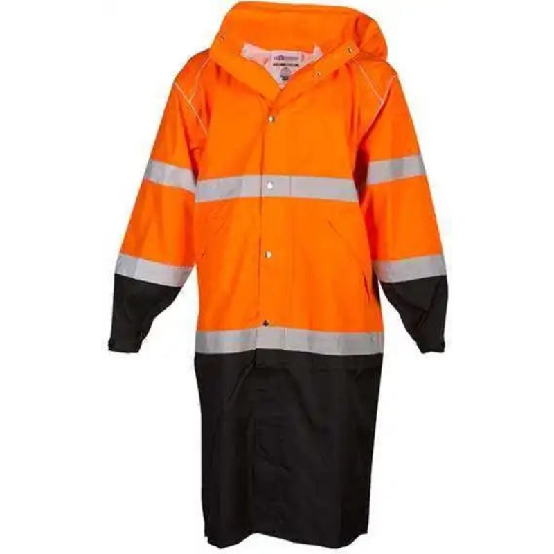 Kishigo RWJ108-109 Premium Brilliant Series Long Rain Coat – Orange