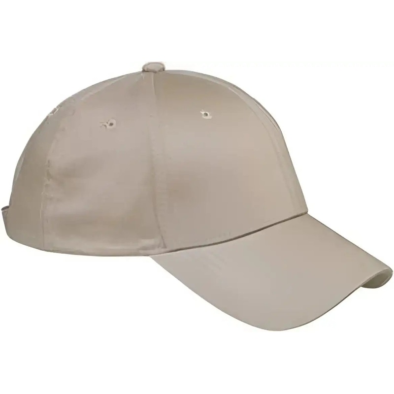 Big Accessories BX020 6-Panel Structured TwillCap – Khaki