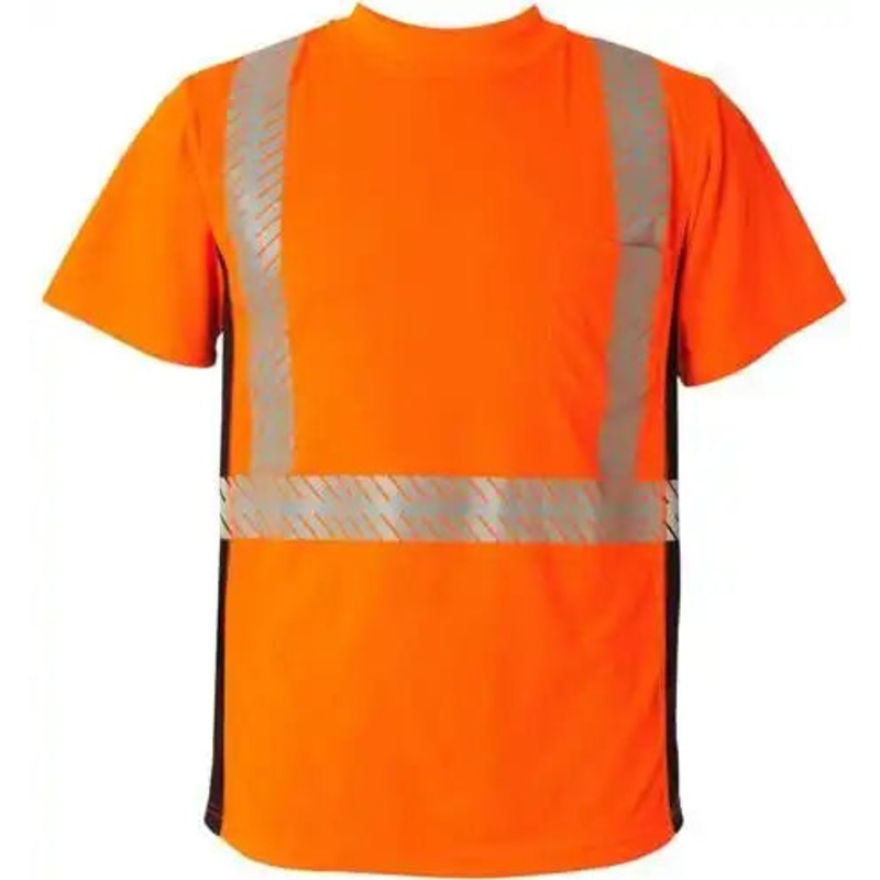 Kishigo 9114-9115 Premium Black Series Breathable Tape Class 2 T-Shirt – Orange
