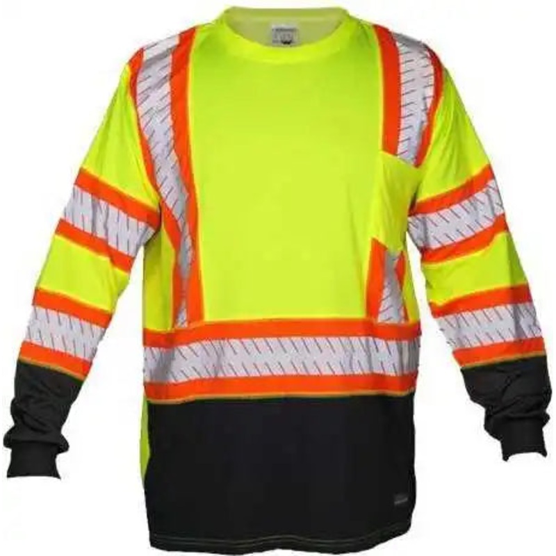 Kishigo 9181 DOT Class 3 Long Sleeve T-Shirt – Lime