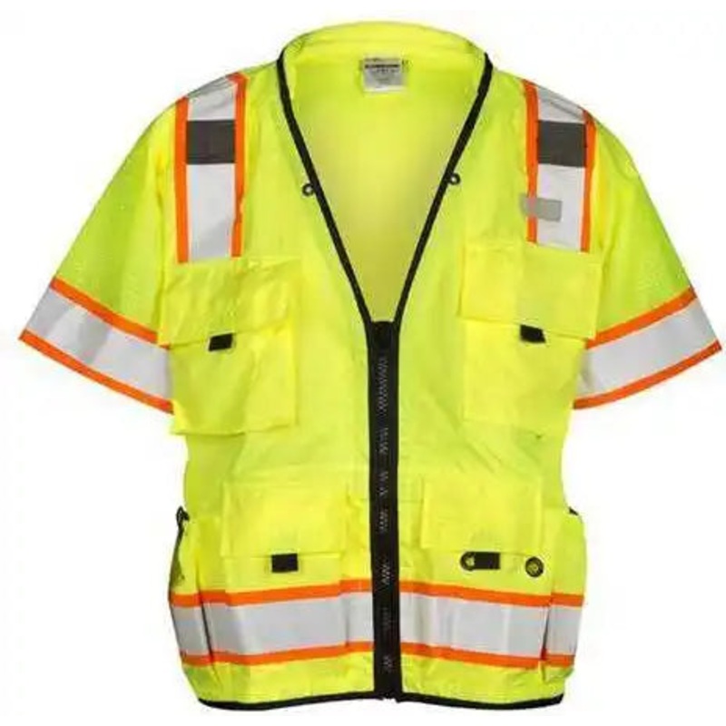 Kishigo S5010-5011 Professional Surveyors Vest – Lime