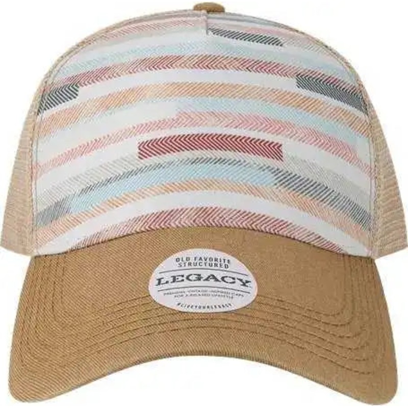 Legacy OFAFP Old Favorite Five-Panel Trucker Cap – Fabric Stripes