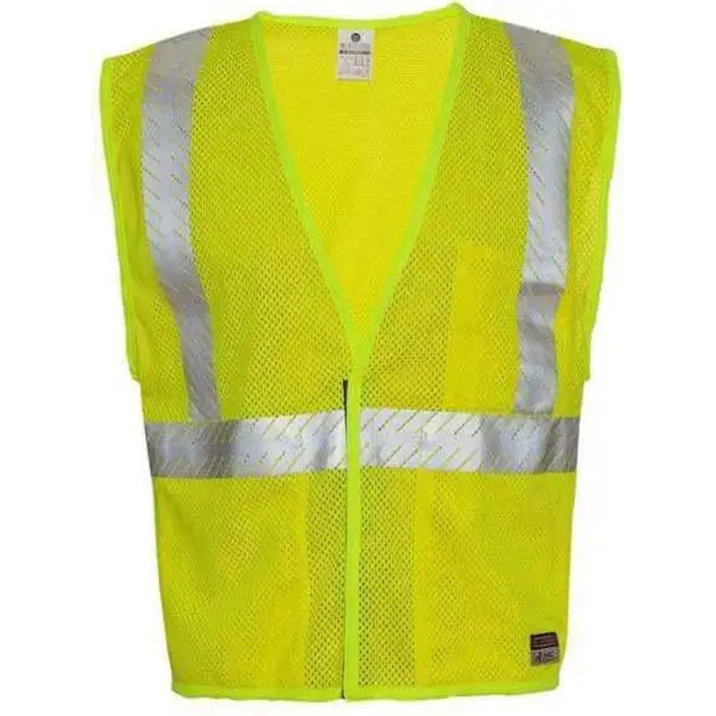 Kishigo FM389 Flame-Resistant Breathable Mesh Vest – Lime
