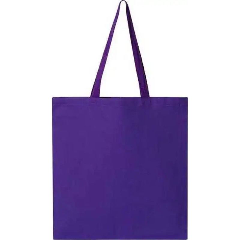 Q-Tees Q800 Promotional Tote – Purple