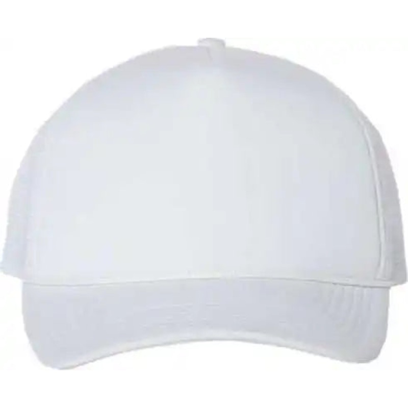 Valucap VC700 Foam Mesh-Back Trucker Cap – White White